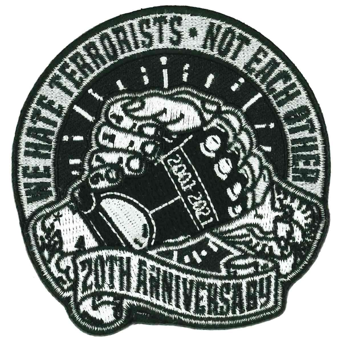 ppq1663-a01.jpg Hot Leathers PPQ1663 9-11 We Hate Terrorists 3″ Patch - Image 1