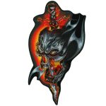 Hot Leathers Electric Skull 12″ Patch PPQ1859
