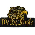 Hot Leathers We The People Eagle 10″ Patch PPQ1877