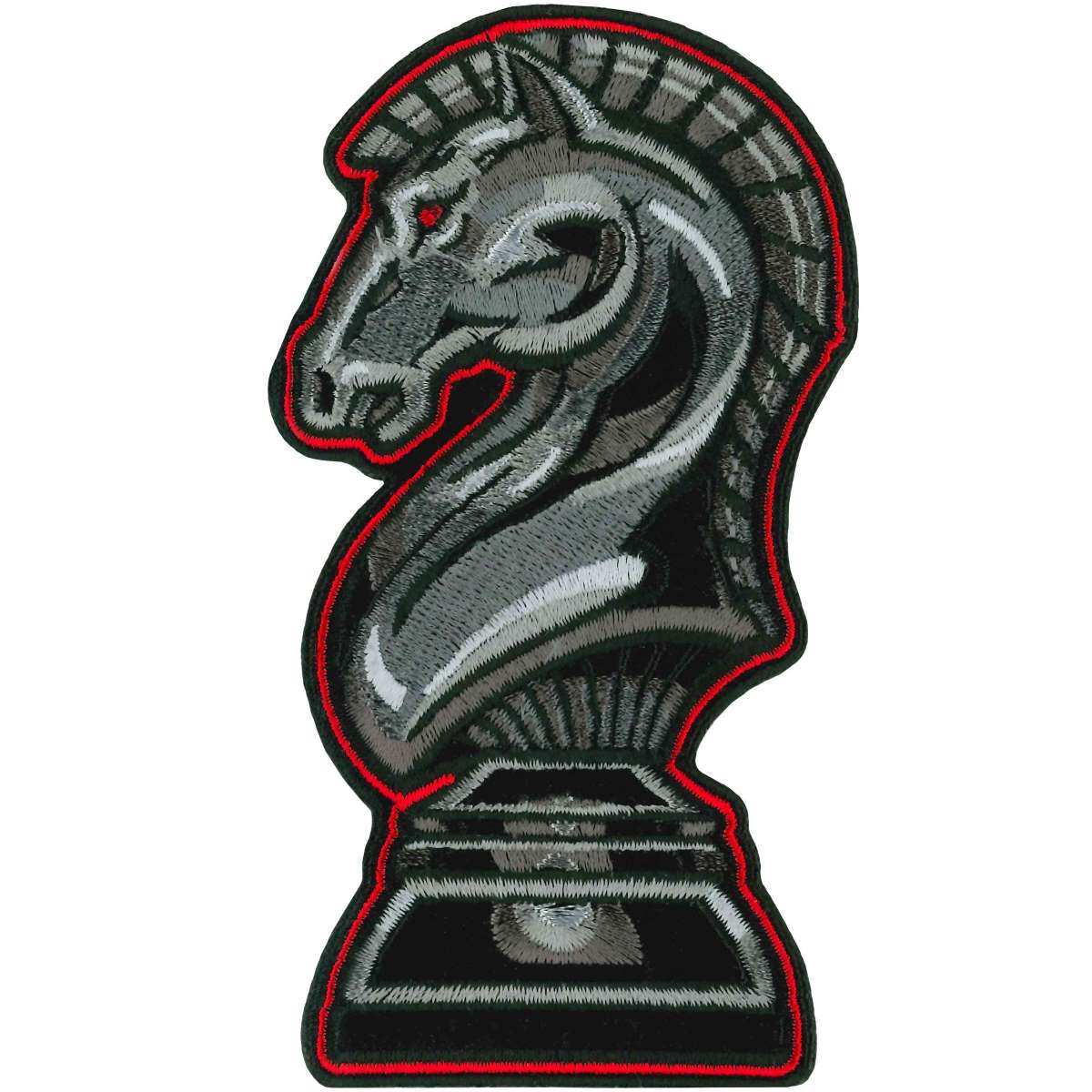 ppq2023-a01_20_1200x1200_3b2eff94-8169-4229-a111-1268e5661ed7.jpg Hot Leathers Black Knight Chess Patch 3×5″ PPQ2023 - Image 1