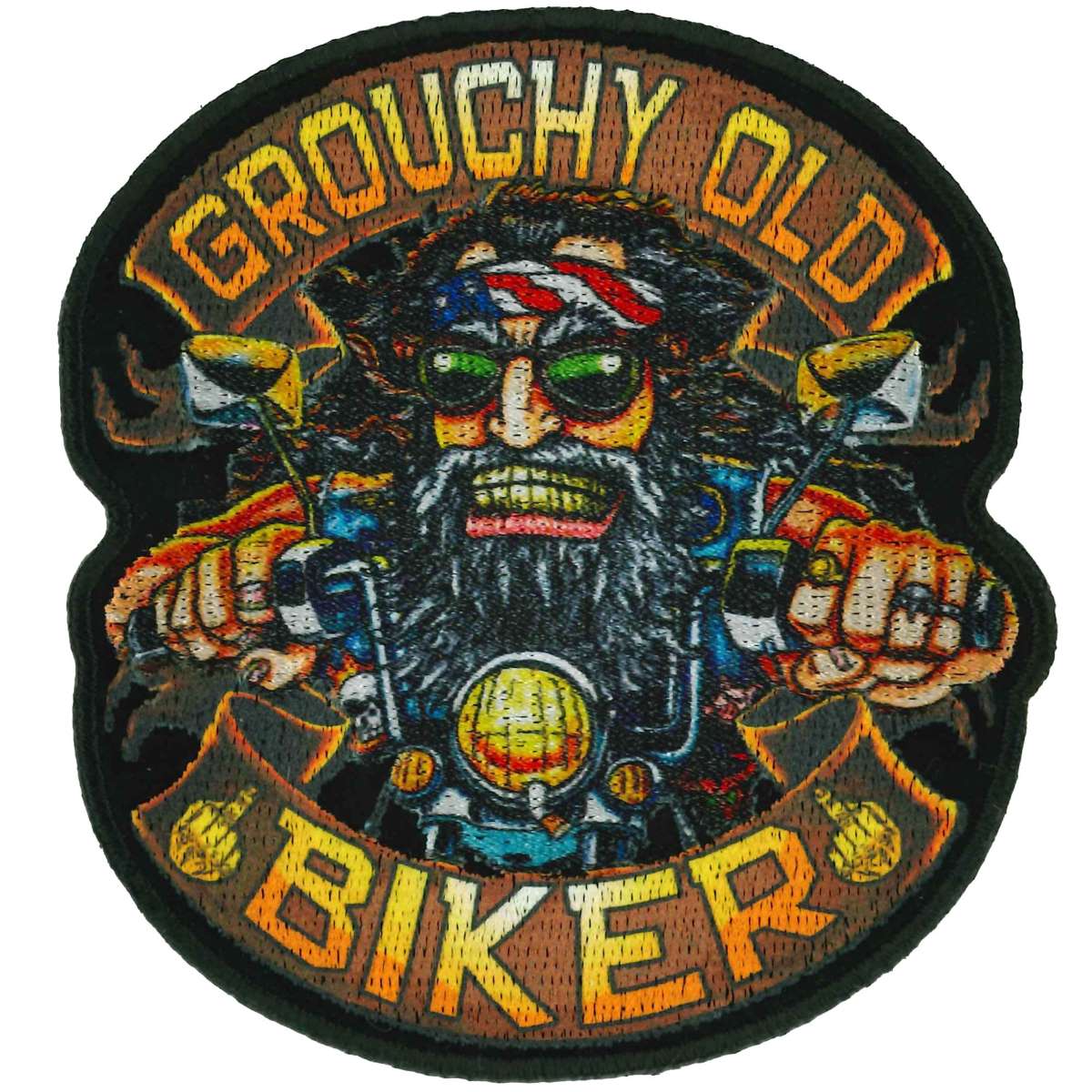 ppq2073-a01_20_1200x1200_4ad71616-93ae-4244-b849-ff40b8ba1aca.jpg Hot Leathers Grouchy Old Biker Patch 3.5″ PPQ2073 - Image 1