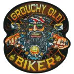 Hot Leathers Grouchy Biker Patch 11″ PPQ2079
