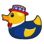 Hot Leathers 3″ Patriotic Rubber Duck Patch PPQ2210