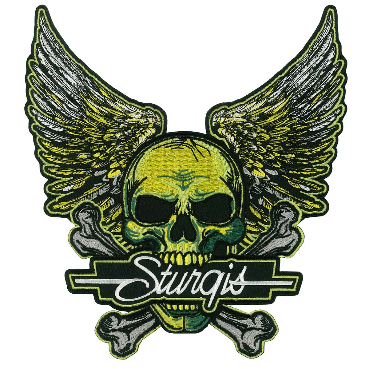 ppq2739-patch.jpg Hot Leathers Sturgis Skull Bird 10″ Patch PPQ2739 - Image 1