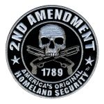 Hot Leathers PPV1008 2nd Amendment America’s Original Homeland Security Hook Back 4″ x 4″ Patch