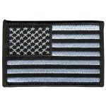 Hot Leathers PPV1049 MULTI and White American Flag Hook and Loop 3″ x 2″ Patch