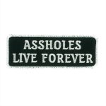 Hot Leathers PPW1083 Assholes Live Forever 4″ x 2″ Patch