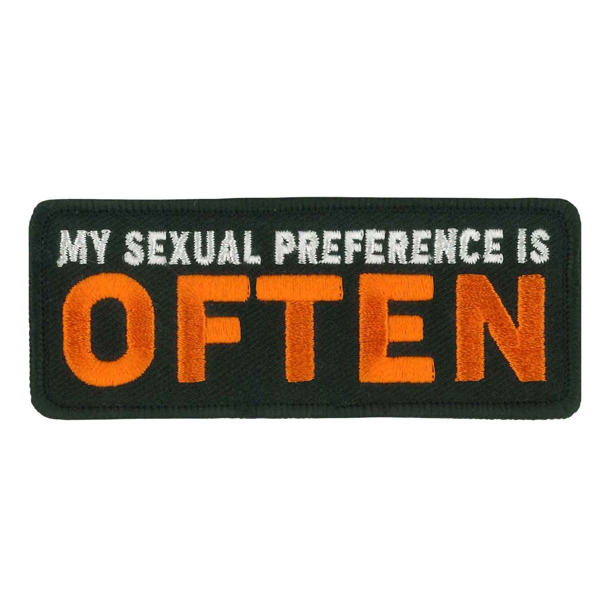 ppw1136-a01_20_1200x1200_71c23435-fc18-4ff7-8fb3-f3e4237a3260.jpg Hot Leathers Sexual Preference Patch PPW1136 - Image 1
