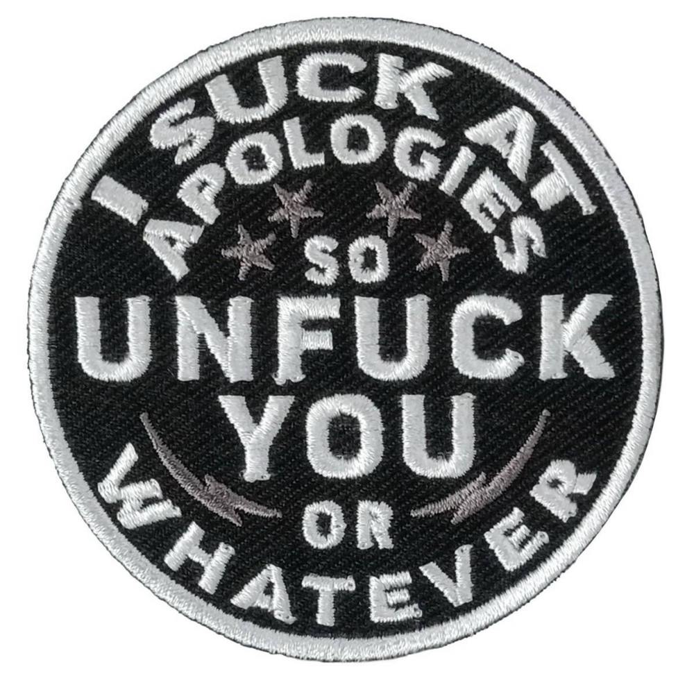 ppw1149-a01.jpg Hot Leathers Unfuck You 3″ X 3″ Embroidered Patch PPW1149 - Image 1