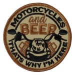 Hot Leathers Why Im Here 3″ X 3″ Embroidered Patch PPW1214