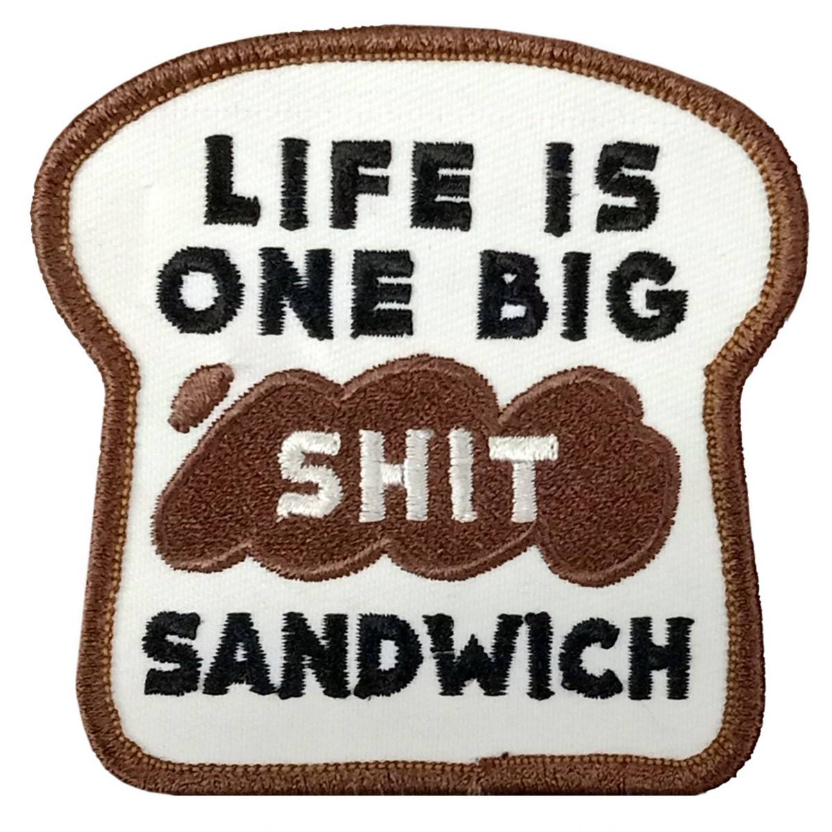 ppw1241-a01.jpg Hot Leathers Life Is 3″ X 3″ Embroidered Patch PPW1241 - Image 1