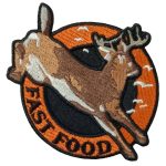 Hot Leathers Fast Food 3.5 X 3.6″ Embroidered Patch PPW1273