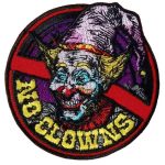 Hot Leathers No Clowns 3 X 3 Embroidered Patch PPW1287