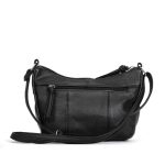 Hot Leathers Black Leather Purse with Two Zipper Pockets PUA1060 - Image 6