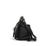 Hot Leathers Black Leather Purse with Two Zipper Pockets PUA1060 - Image 8