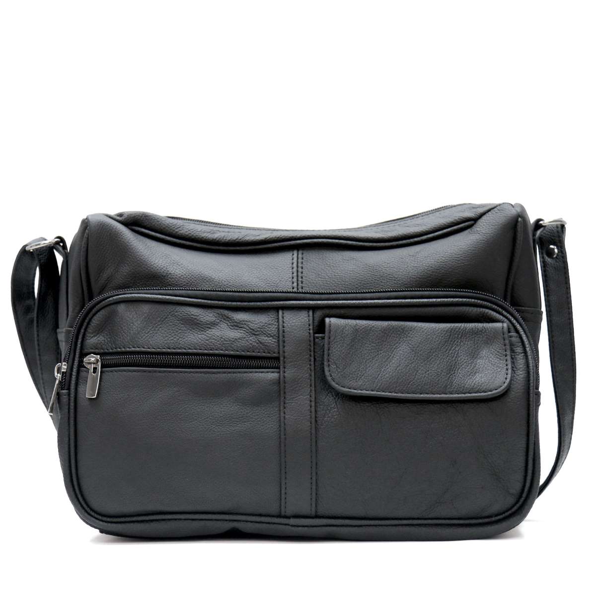 pua1182-a01_20_1200x1200_c5865a45-851a-4de9-b87b-cd483a11c603.jpg Hot Leathers Black Small Magnet Closure Purse PUA1184 - Image 1