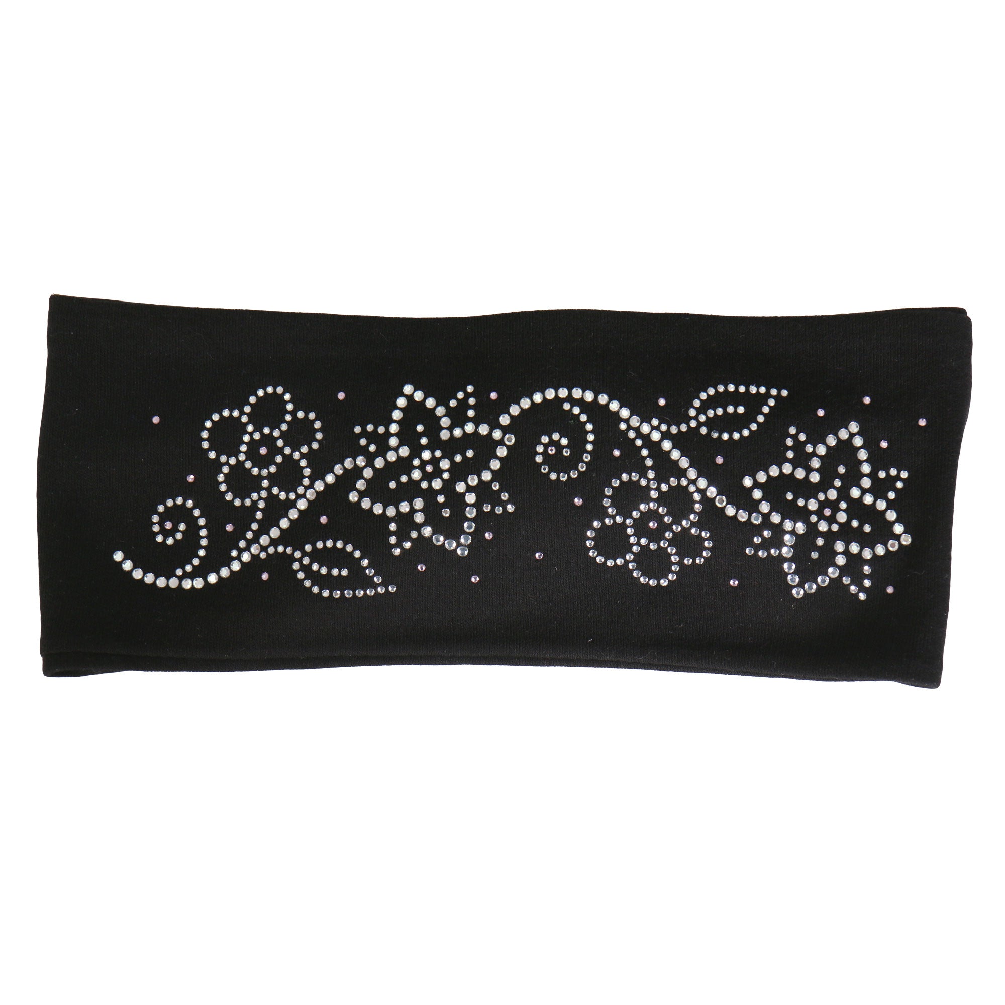 rwc1005-a01.jpg Hot Leathers RWC1005 Original Flowers Bling Headwrap - Image 1