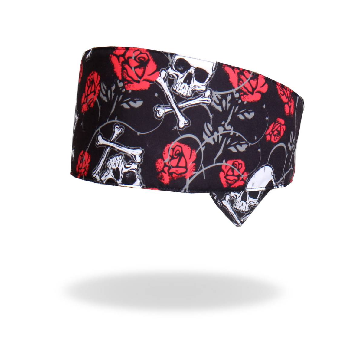 rwf1002-a01.jpg Hot Leathers Sublimation Skull Roses Road Wrap - Image 1