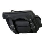 Hot Leathers SDA1004 Extra Large Saddlebags with Concealed Carry Pocket 17X10X6