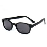 Hot Leathers SGD1079 KD’s Matte Black/Smoke Sunglasses