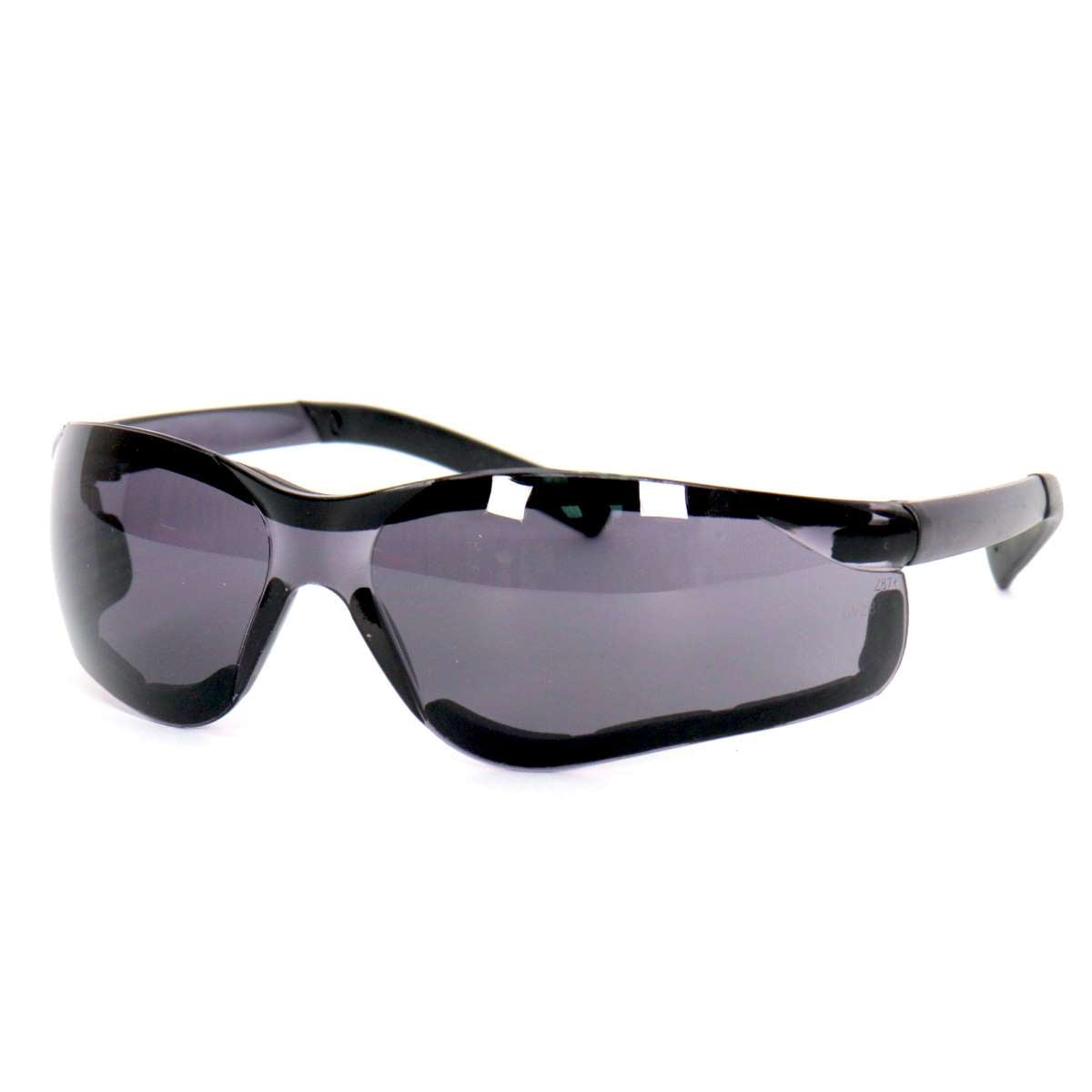 sgf1066-a01_20_1200x1200_9a550e9c-dff5-4fe5-81d2-c0890c1db763.jpg Hot Leathers Safety Wings Sunglasses with Smoke Mirror Lenses SGF1066 - Image 1
