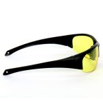 Hot Leathers Safety Sunglasses with Yellow Lenses SGF1070 - Image 3