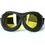 Hot Leathers Big Ben Goggles with Yellow Lenses SGG1003 - Image 2