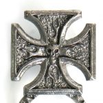 Hot Leathers SGH1017 Iron Cross Glasses and Sunglasses Holder Pin - Image 2