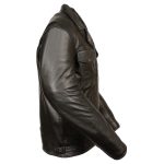 Milwaukee Leather ML1018 Men’s Black Motorcycle Jacket with Utility Pockets - Image 5