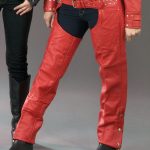 Milwaukee Leather SH1163 Women’s ‘Studded’ Red Classic Leather Chaps
