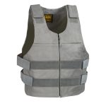Milwaukee Leather SH1367LZ Ladies ‘Bullet Proof Replica’ Grey Leather Vest