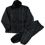 NexGen Women’s SH222501 Black Hooded Water Proof Rain Suit