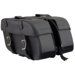 Milwaukee Leather SH57701 Black Medium PVC Zip-Off Motorcycle Saddlebag - Image 3