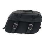 Milwaukee Leather SH57701 Black Medium PVC Zip-Off Motorcycle Saddlebag - Image 14