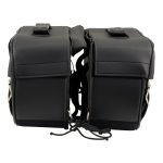 Milwaukee Leather SH57701 Black Medium PVC Zip-Off Motorcycle Saddlebag - Image 16