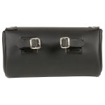 Milwaukee Leather SH614 Black PVC Large Riveted Motorcycle Tool Bag - Image 2