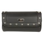 Milwaukee Leather SH614 Black PVC Large Riveted Motorcycle Tool Bag - Image 3
