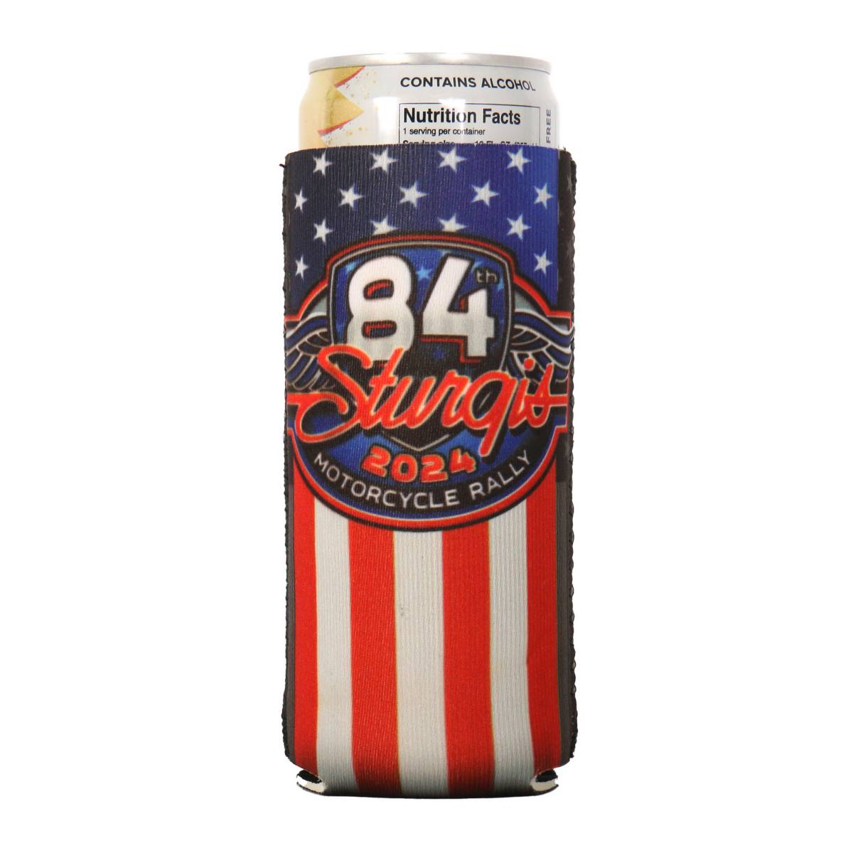 spa2438-a02.jpg 2024 Sturgis Motorcycle Rally Rally Logo Tall Can Wrap SPA2438 - Image 1