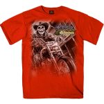 2025 Sturgis Men’s Motorcycle Rally #1 Ghost Rider Red T-Shirt