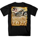 2025 Sturgis Motorcycle Rally Drafting SS Black T-shirt SPB1173