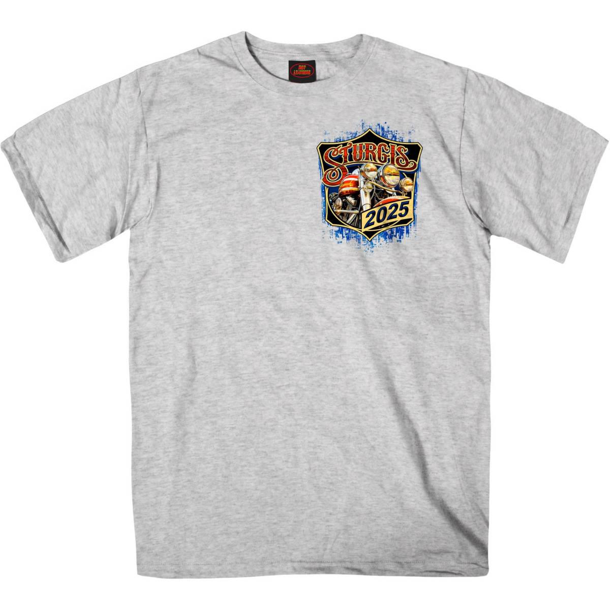 spb1186-a01.jpg 2025 Sturgis Motorcycle Rally Rushmore Ash Men’s T-Shirt - Image 1