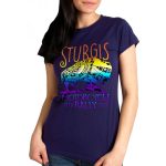 2024 Sturgis Women’s Buffalo Navy Motorcycle Rally T-Shirt SPL1868