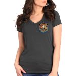 2025 Sturgis Women’s Motorcycle Rally Rushmore Charcoal Ladies T-Shirt