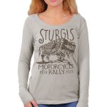 Hot Leathers SPL3839 Women’s 2023 Sturgis Buffalo Symbol Long Sleeve Shirt