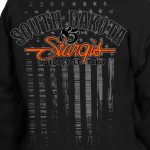 2025 Sturgis Motorcycle Rally Skeleton Hands Black Ladies Hooded Sweat - Image 5