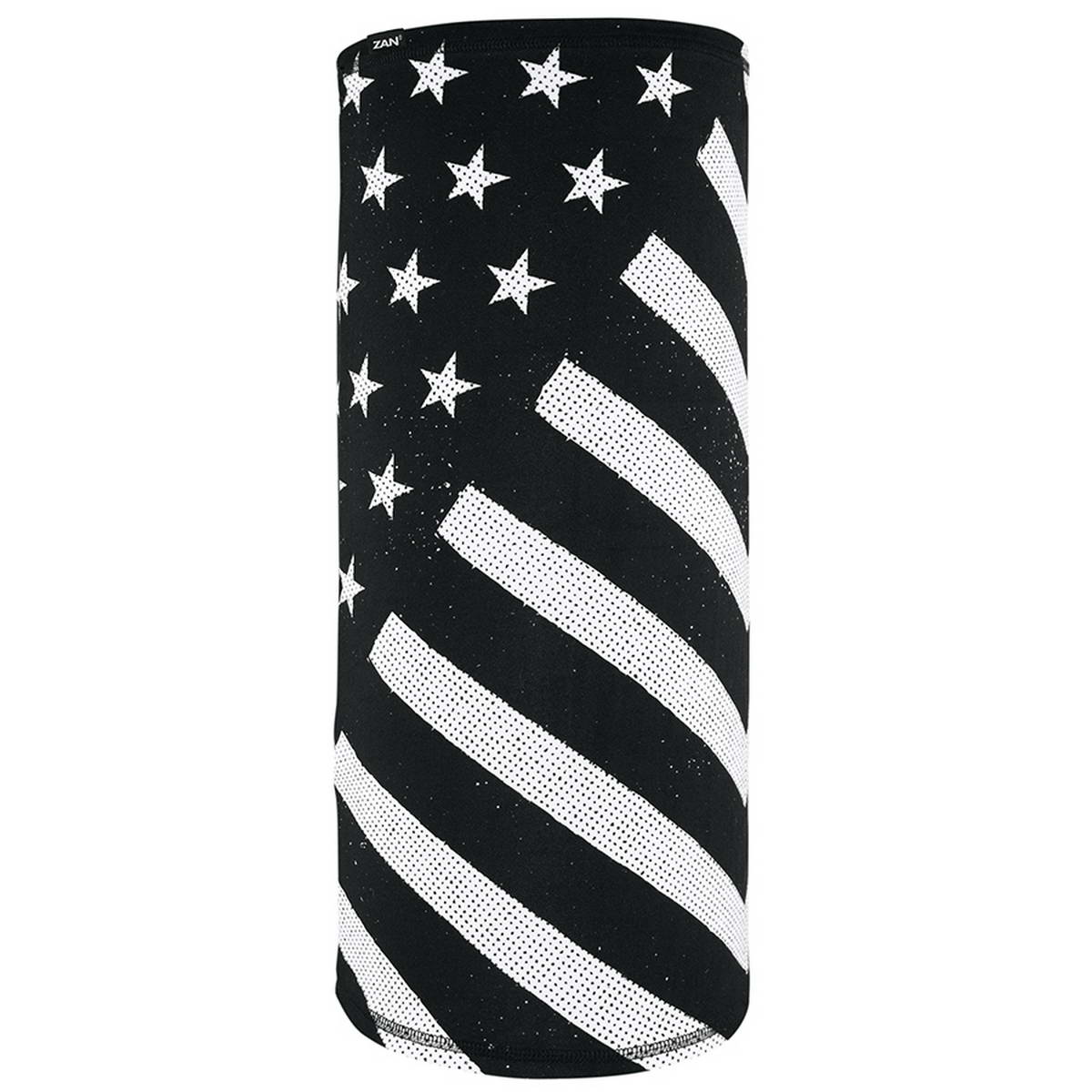 tl091.media_.zan_.01.jpg ZanHeadgear TL091 Motley Tube SportFlex Series Black and White Flag - Image 1