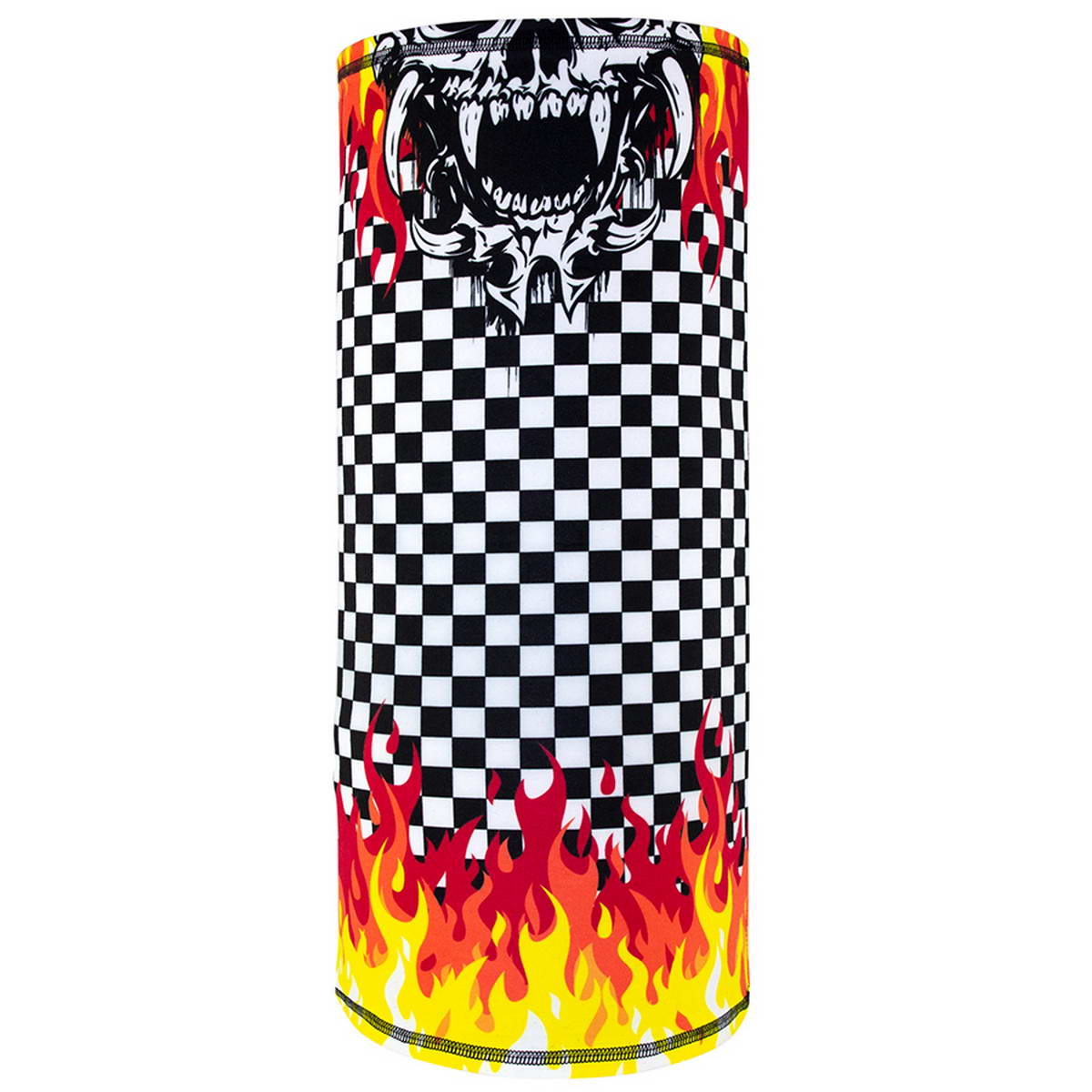 tl450.media_.zan_.01.jpg ZanHeadgear TL450 Motley Tube SportFlex Series Checkered Flames - Image 1