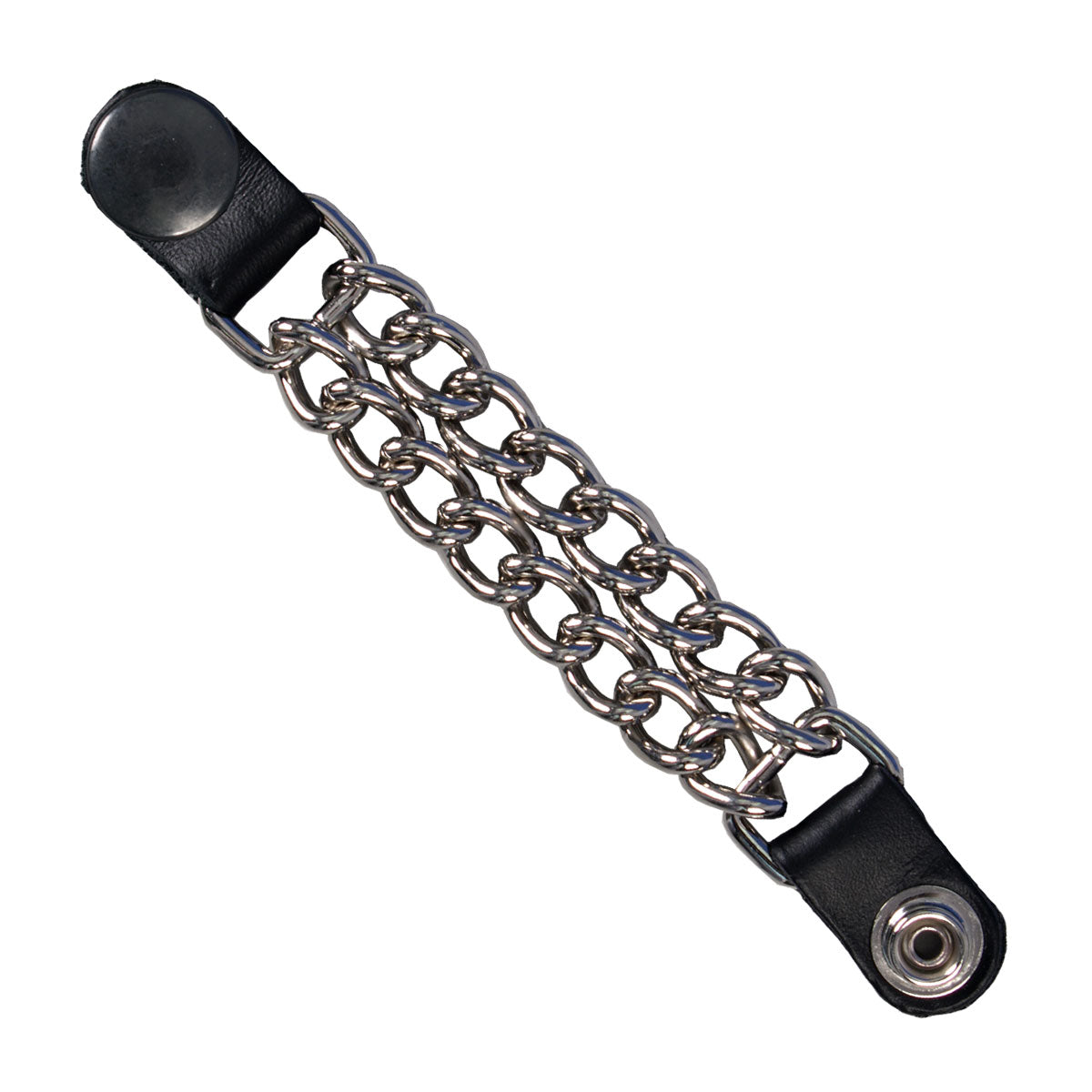 vxc1019-a01.jpg Hot Leathers VXC1019 Classic Vest Extender with Black Snap - Image 1