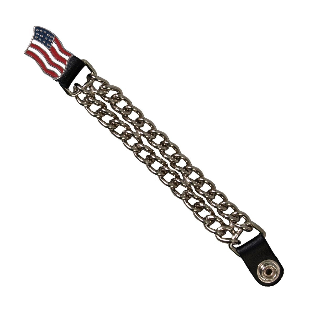 vxc2003-a01.jpg Hot Leathers VXC2003 American Flag Chain Vest Extender - Image 1