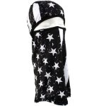 Zan Headgear WB4L091 Convertible Balaclava, SportFlex Series Black & White Flag - Image 2